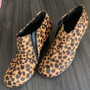 Aerosoles Leopard Boots size 7.5